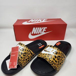 Nike Women's Victori One Slide Print Leopard Sandal NEW in BOX FAST SHIPPING!!!